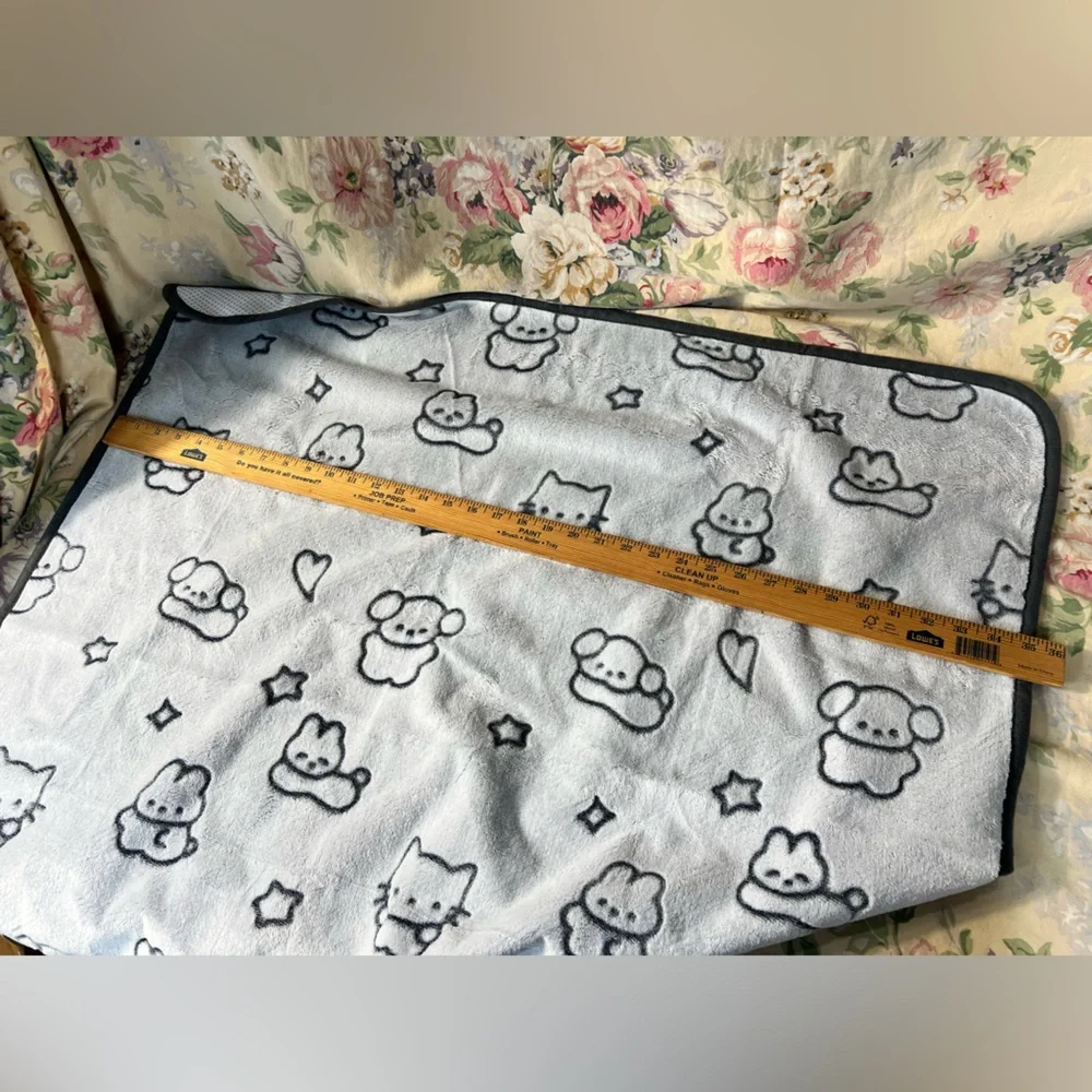 Cozy Gray Dog Blanket